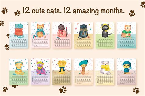 2023 Cat Calendar on Behance