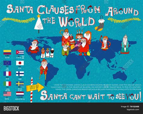 Look Santa Clauses Vector And Photo Free Trial Bigstock