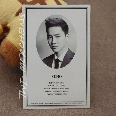 Suho Exo Xoxo Album Photocard Pc Official Kpop On Carousell