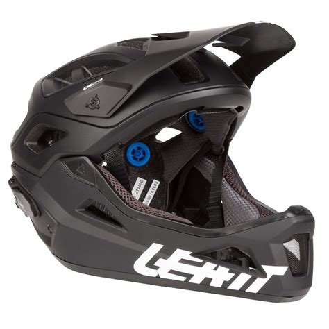 Leatt Enduro MTB Helm DBX 3 0 Enduro Schwarz Weiß 2019 Maciag Offroad