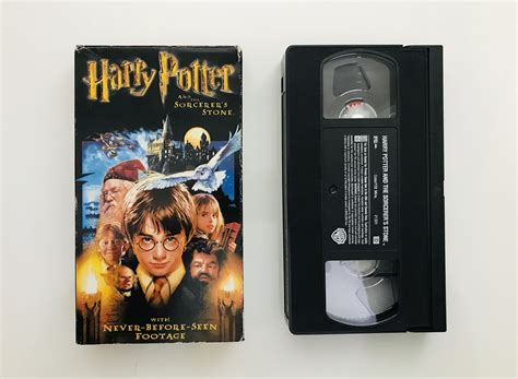 Harry Potter And The Sorcerers Stone Vintage Video VHS Tape VCR Movie