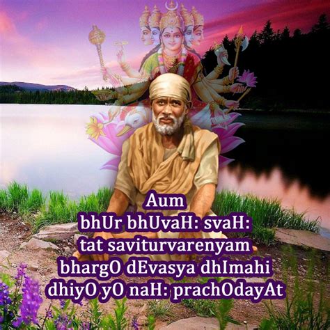 Gayatri Mantra Meaning Shirdi Sai Baba Stories