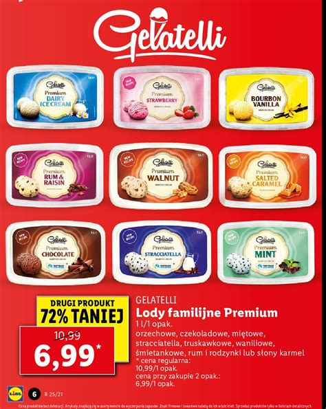 Lody Premium Salted Caramel Gelatelli Cena Promocje Opinie