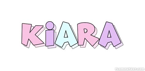 Kiara Logo Herramienta De Diseño De Nombres Gratis De Flaming Text