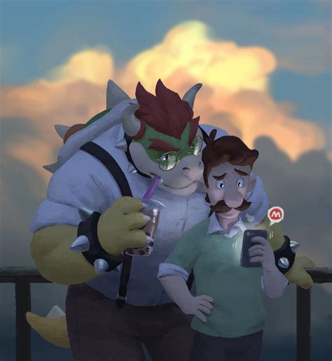 Mario Does Not Approve Of Luigi S Relationship With Bowser By Iam0rang3