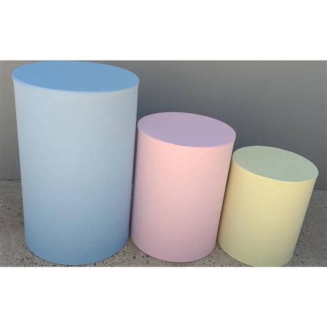 Trio de Capas para Cilindro DECORAÇÃO de Festa cores CANDY COLORS Faz