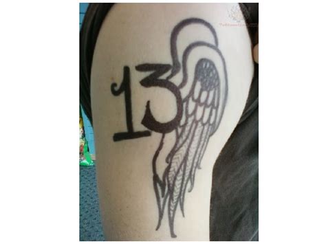 15 Cool Number 13 Tattoo Designs - Pretty Designs