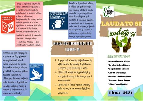 Calaméo Triptico Laudato Si Ambiente