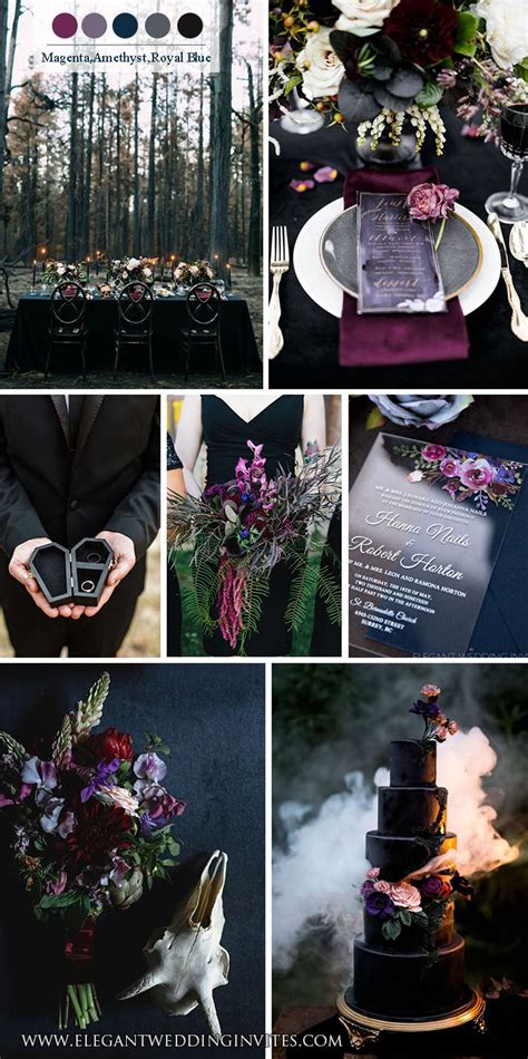 Get Inspired By Chic Moody Wedding Colors For Fall And Winter