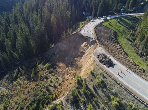 Teton Pass Reopening Planned Friday With ‘slow Down Point’ Following Highway Collapse • Idaho