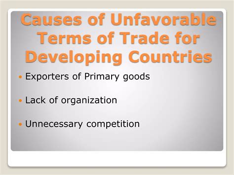 Terms And Trade 1