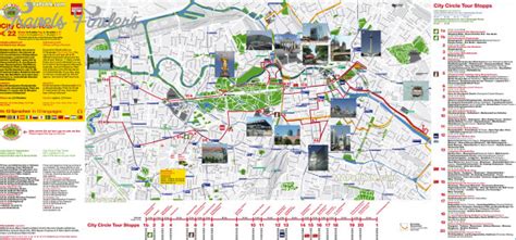 Glasgow Hop On Hop Off Bus Tour Map - TravelsFinders.Com