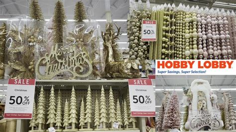 New At Hobby Lobby Christmas Shopping Shop With Me Hobby Lobby