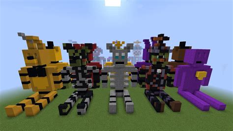 Minecraft Fnaf Plush Fnaf 3 Extras Speed Build Youtube