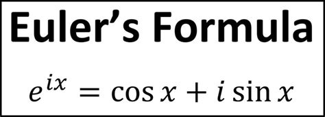 Eulers Formula