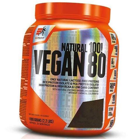 Купить Протеин для веганов Vegan 80 Extrifit 1000г Карамель (29002011 ...