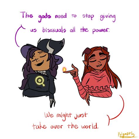 Why do the bisexuals always get god powers and horns? [Polymath] : r