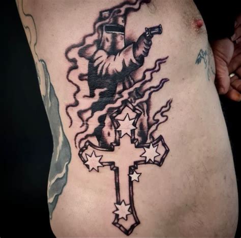 ned kelly southern cross tattoo southern cross tattoos cross tattoo