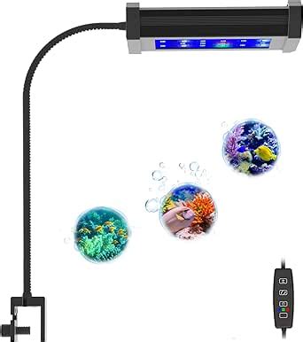 Amazon Lominie Aquarium Light Fish Tank LED Light With Timer Clip