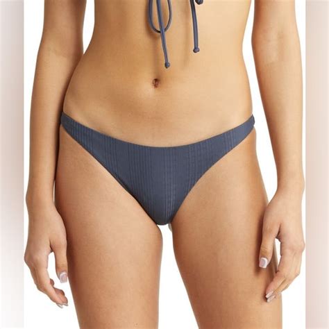 L Space Swim Lspace Pointelle Rib Camacho Bikini Bottom Large Nwt