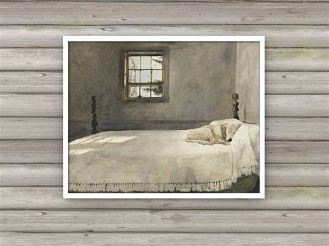 Master Bedroom by Andrew Wyeth art print | Etsy