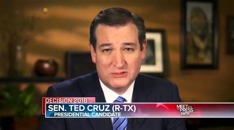 Ted Cruz On Nbcs Meet The Press After The Cbs Gopdebate Youtube