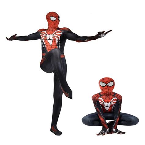 Cosplay Spiderman Traje Cosplay Superh Roe Ni O Adulto Hombres Chico