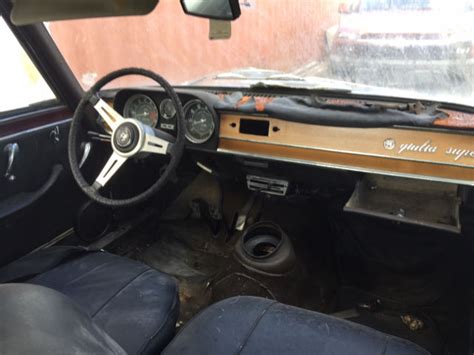 1967 Alfa Romeo Giulia Super 1600 GOLD CLOVERLEAF RESTORATION PROJECT