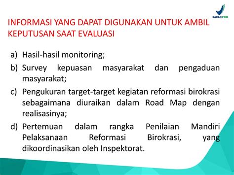 Monitoring Monitoring Pelaksanaan Reformasi Birokrasi Dilakukan Dalam