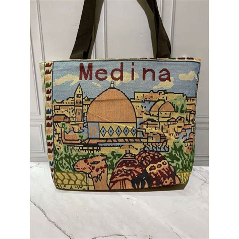 Jual New Totebag Kanvas Import Saudi Arabia Makkah Medina Oleh Oleh