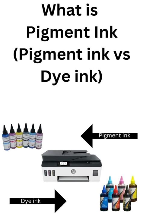 What Is Pigment Ink Pigment Ink Vs Dye Ink Trong