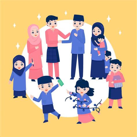 detail animasi keluarga besar koleksi nomer