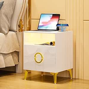 Amazon Fredees Set Of Nightstand Color Dimmable With Wireless