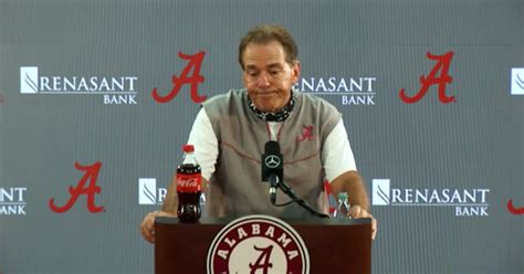 Nick Saban Shares His Thoughts On Endorsing Political Candidates