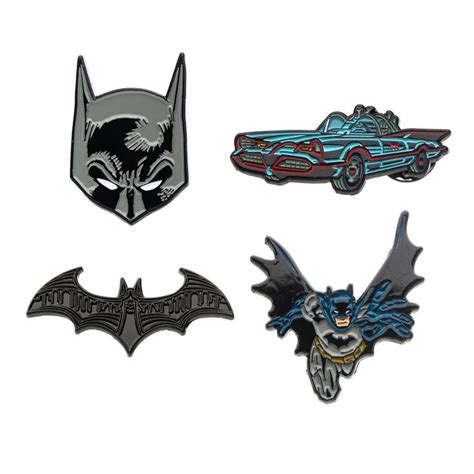 Batman Enamel 4 Piece Pin Set In 2024 Batman Dc Comics Dc Comics Batman