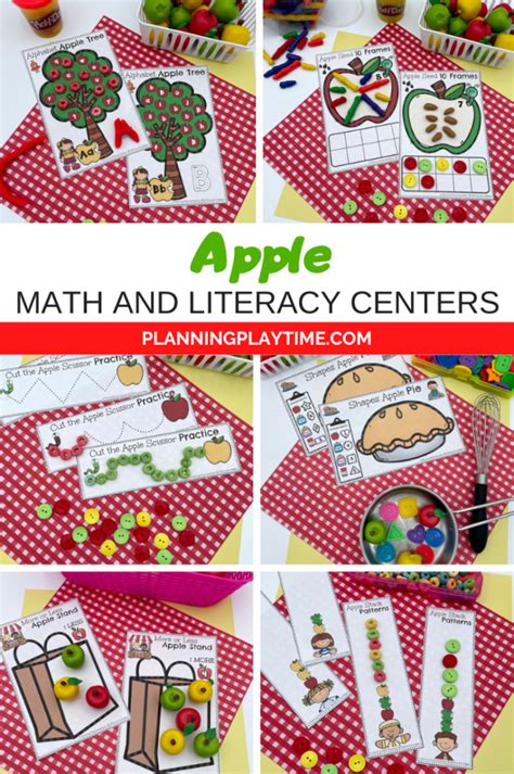 Preschool Apple Activities and Centers - Planning Playtime