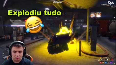 PAULINHO O LOKO EXPLODIU O POSTO DE GASOLINA NO GTA RP YouTube