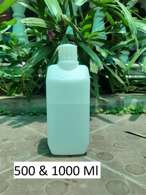 500 ML HDPE White HD Hand Sanitizer Bottle With Flip Top Cap At Rs 6