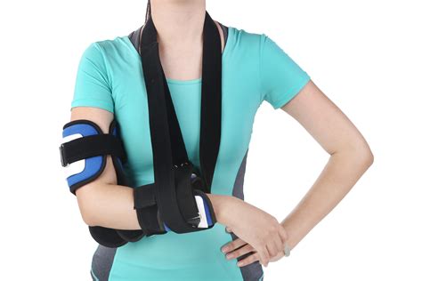 Rehabilitation Equipment Elbow Brace Elbow Immobilizer Rom Hinged Brace Elbow Support Arm Sling