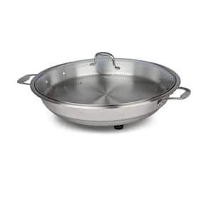 Sonya Shabu In Stainless Steel Electric Wok Mongolian Hot Pot With Broiler SYHS The