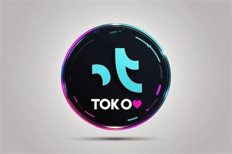 Логотип Tik Tok знак социальных сетей икона Tik Tok на прозрачном фоне Премиум Фото