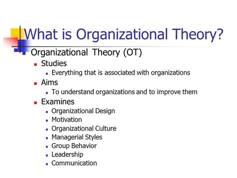 😊 Neoclassical organization theory. Neoclassical Theory of Management ...