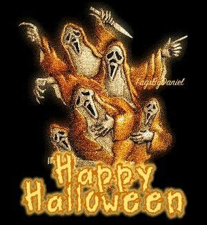 An Image Of Happy Halloween With Ghost On It