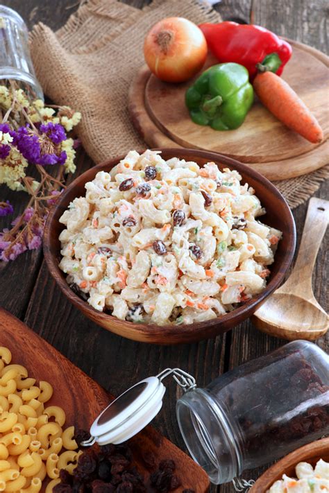 Easy Chicken Macaroni Salad Foxy Folksy