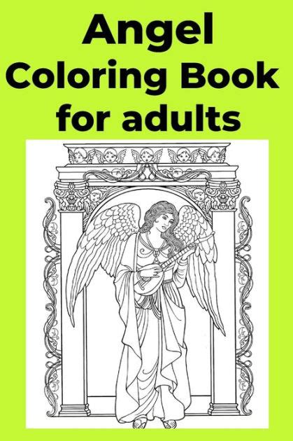 Angel Coloring Book For Adults By Coloring Books Paperback Barnes