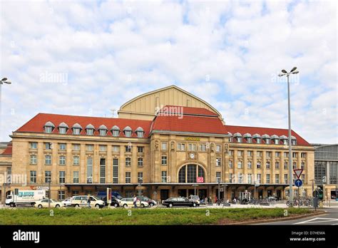 The Main Railway Station In Leipzig Stock Photo Alamy