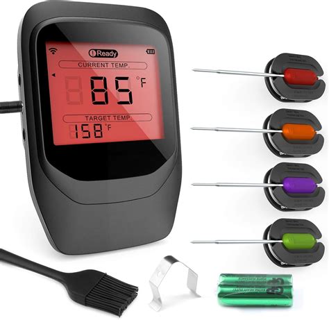 Gifort Bluetooth sans Fil Thermomètre à Viande Thermomètre de Cuisson