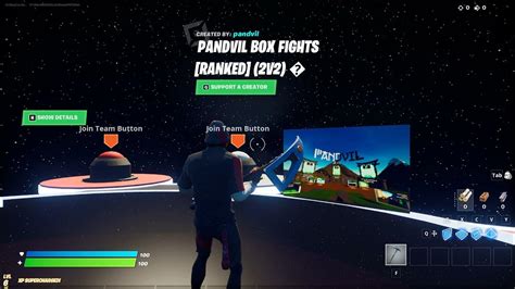 Pandvil Box Fights Ranked 2v2 By Pandvil Fortnite Creative Mode Featured Custom Island Map