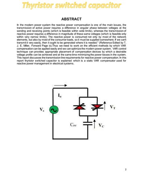 Thyristor Switched Capacitor