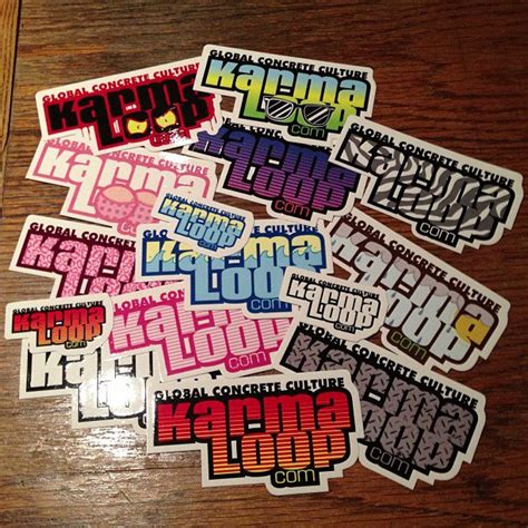 12 Custom, Vinyl, Die Cut Stickers from Karmaloop | Sticker Robot